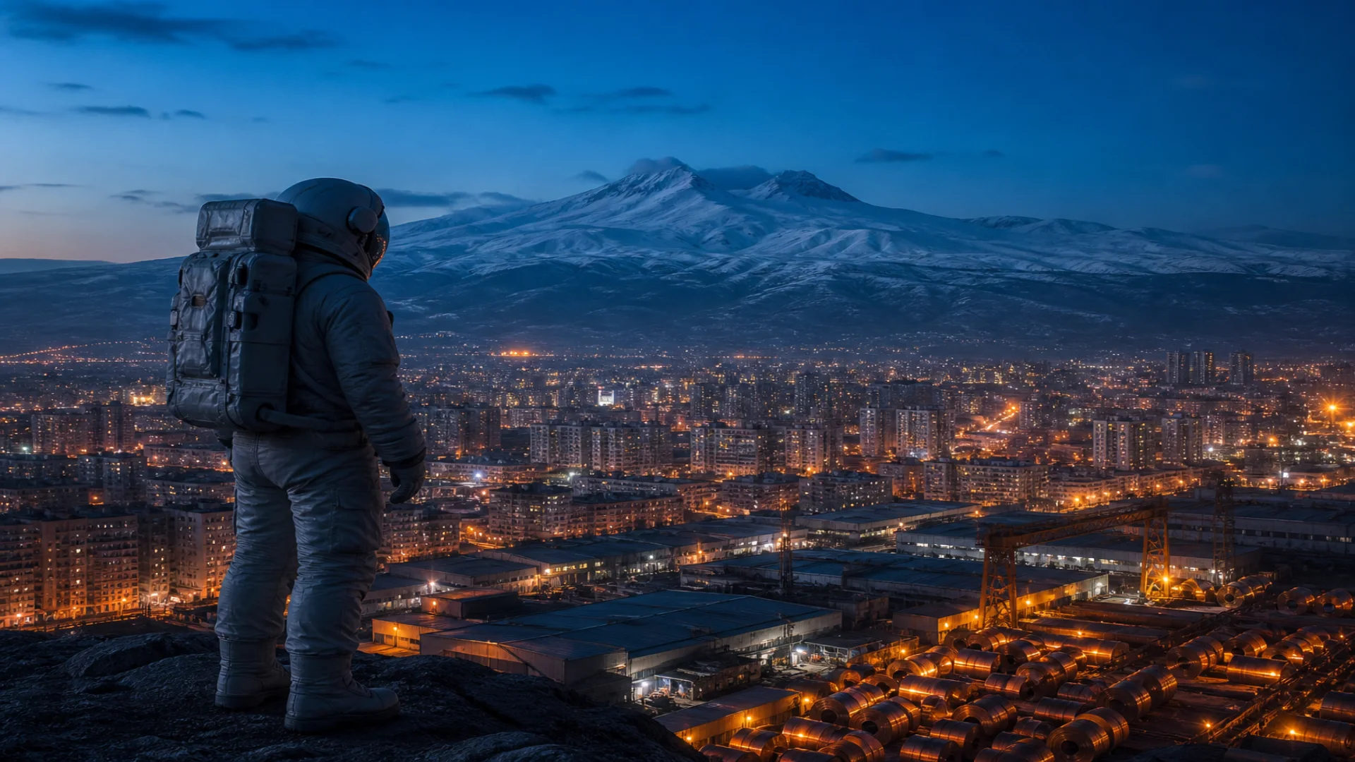 Kayseri Web Tasarım — Hide Digital Kayseri için mobilya ve metal odağını yerel kent ve doğa dokusuyla buluşturan özgün web tasarım görseli