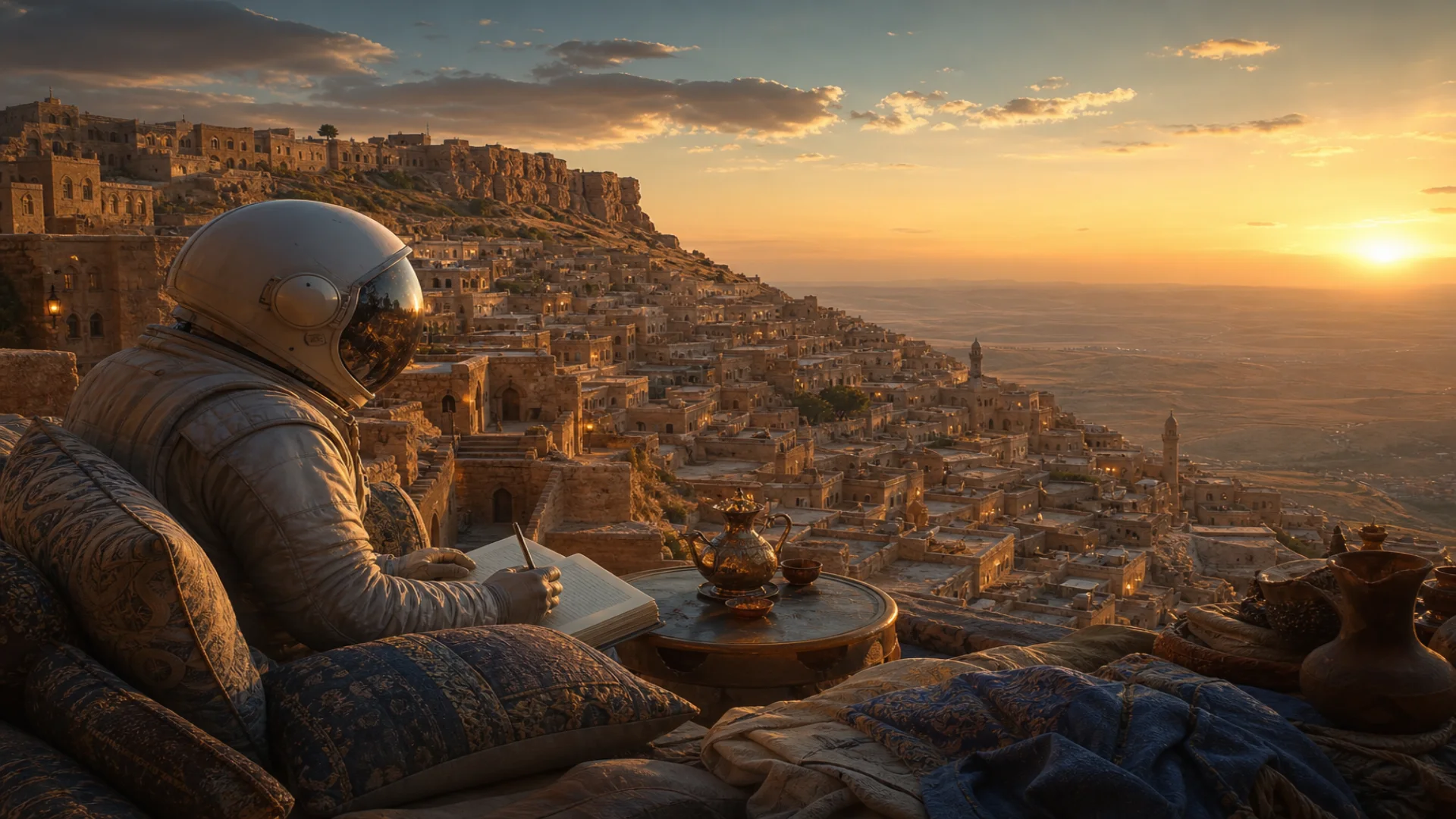 Mardin Web Tasarım — Hide Digital Mardin için turizm ve gıda odağını yerel kent ve doğa dokusuyla buluşturan özgün web tasarım görseli
