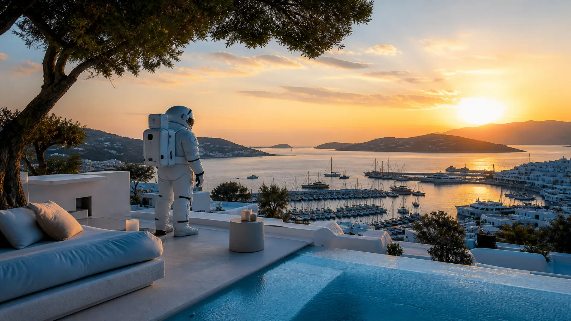 Muğla Web Tasarım — Hide Digital Muğla için turizm ve denizcilik odağını yerel kent ve doğa dokusuyla buluşturan özgün web tasarım görseli